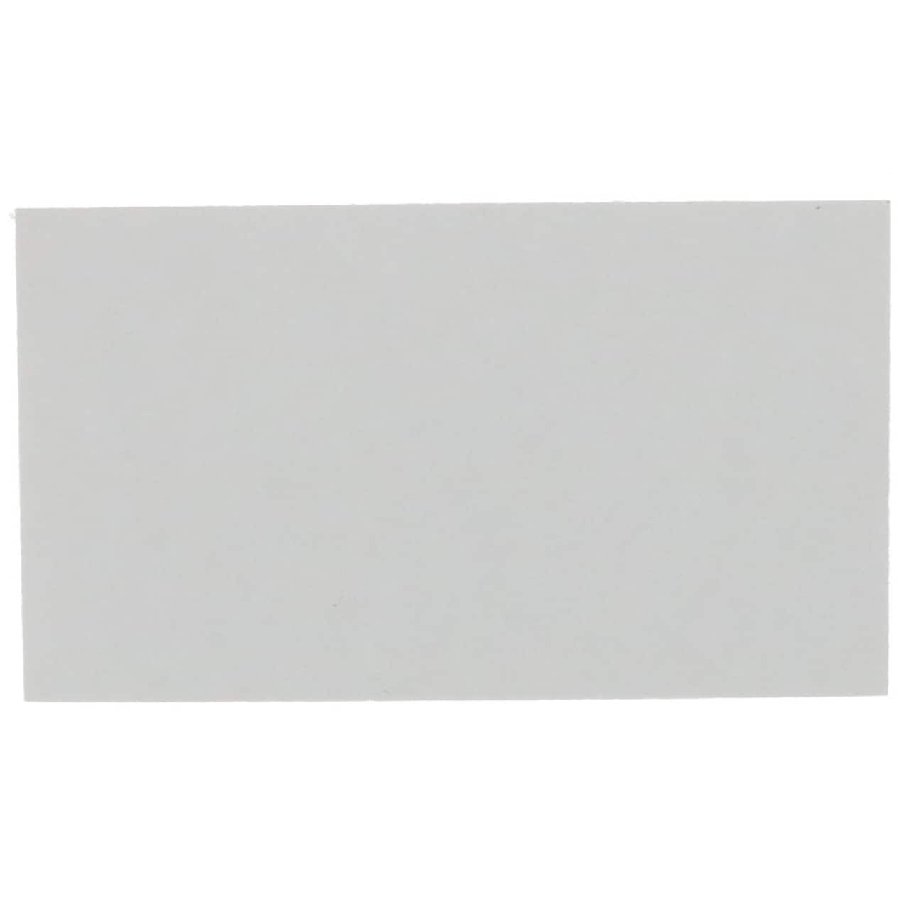 JAM Paper 2" x 3.5" White Blank Flat Note Cards